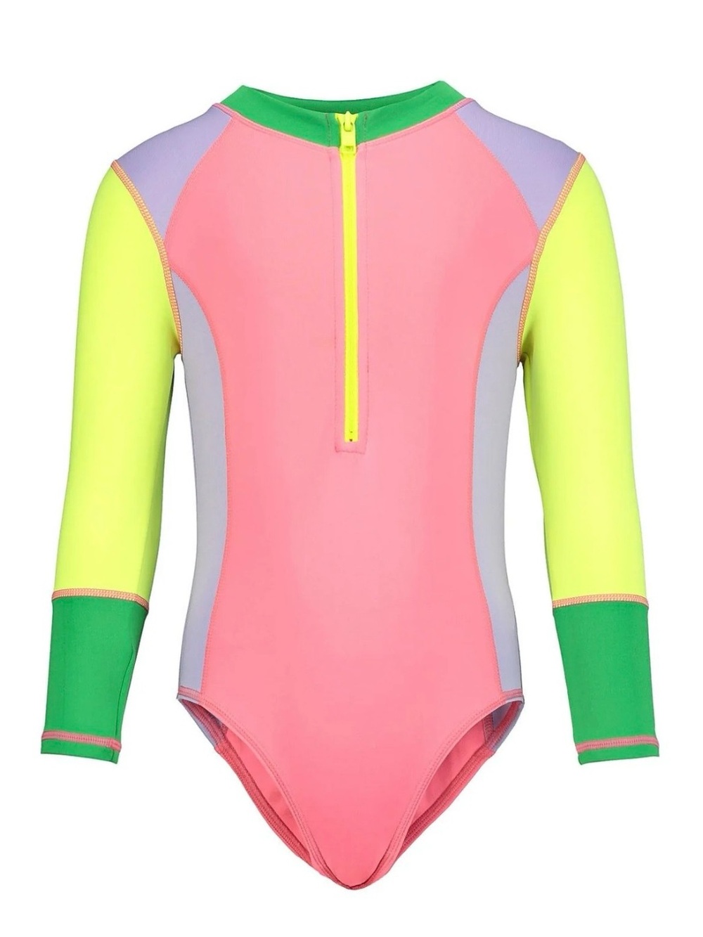 Stella McCartney Kids Girls Long sleeve Logo Sport Scuba Swimsuit, 8Y